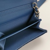 Chanel 19 Clutch With Chain Quilted Cowhide leather And Denim — thumbnail 7