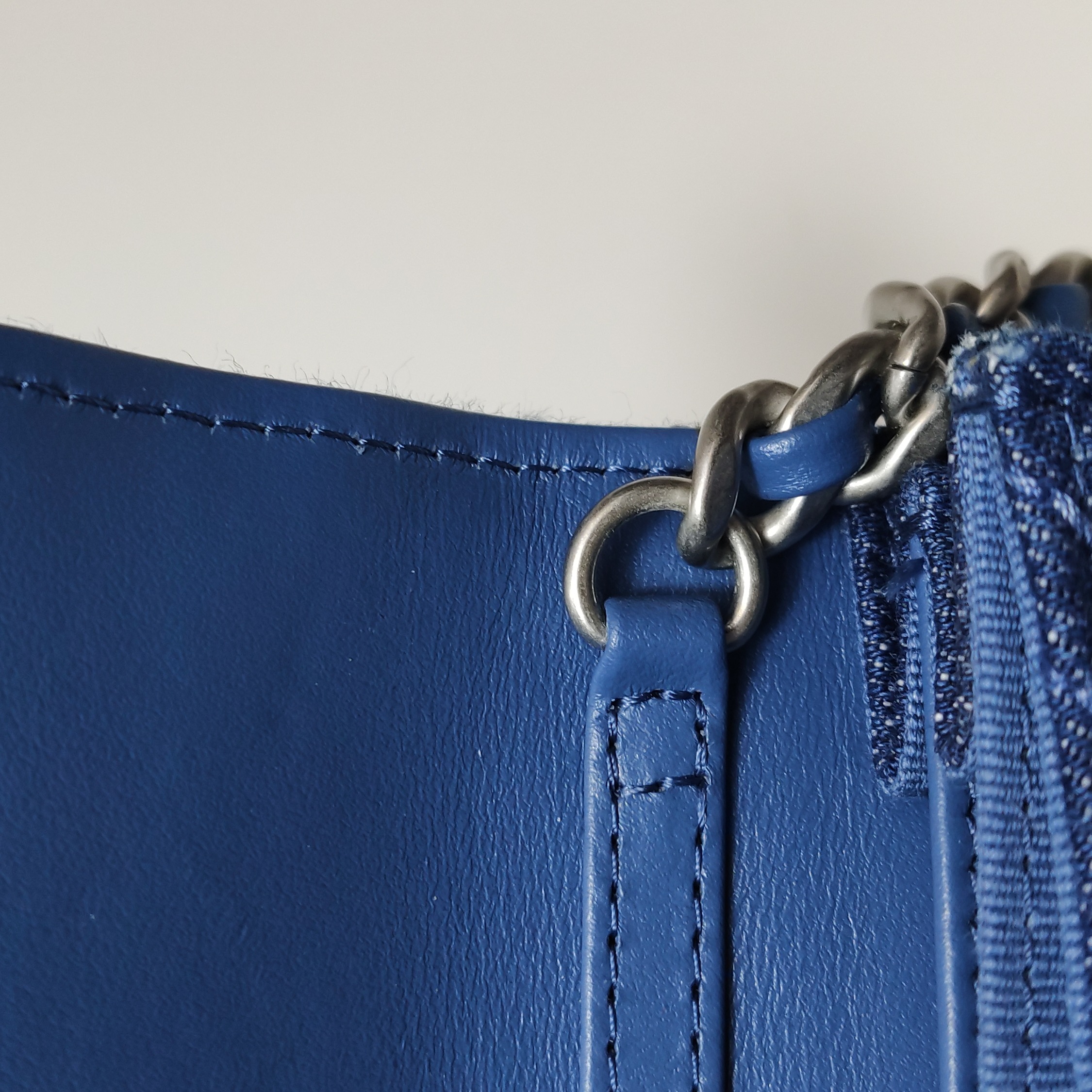 Chanel 19 Clutch With Chain Quilted Cowhide leather And Denim — photo 10 of 16