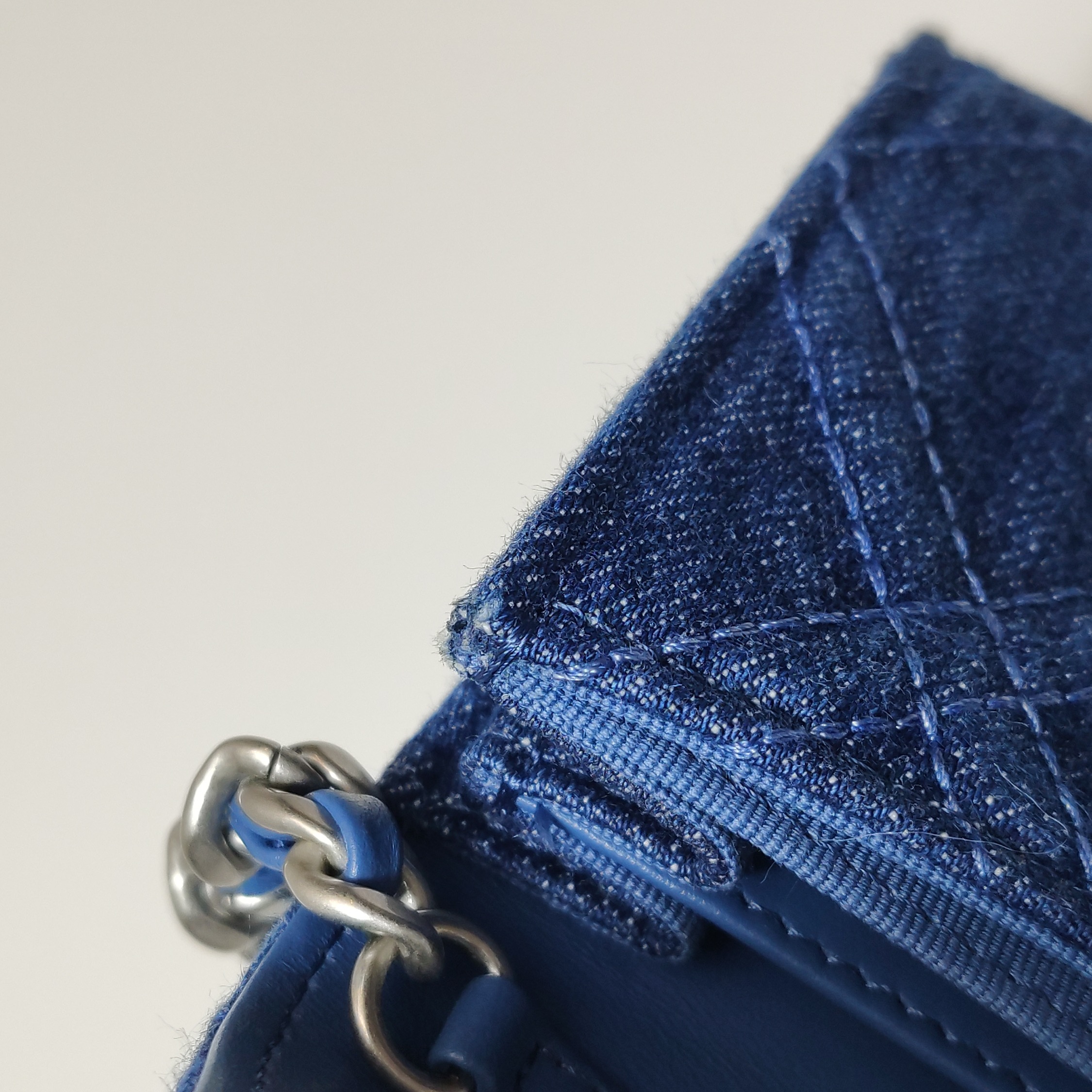 Chanel 19 Clutch With Chain Quilted Cowhide leather And Denim — photo 14 of 16