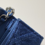 Chanel 19 Clutch With Chain Quilted Cowhide leather And Denim — thumbnail 14