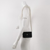 Chanel Pearl Strap CC Wallet on Chain Quilted Calfskin — thumbnail 2