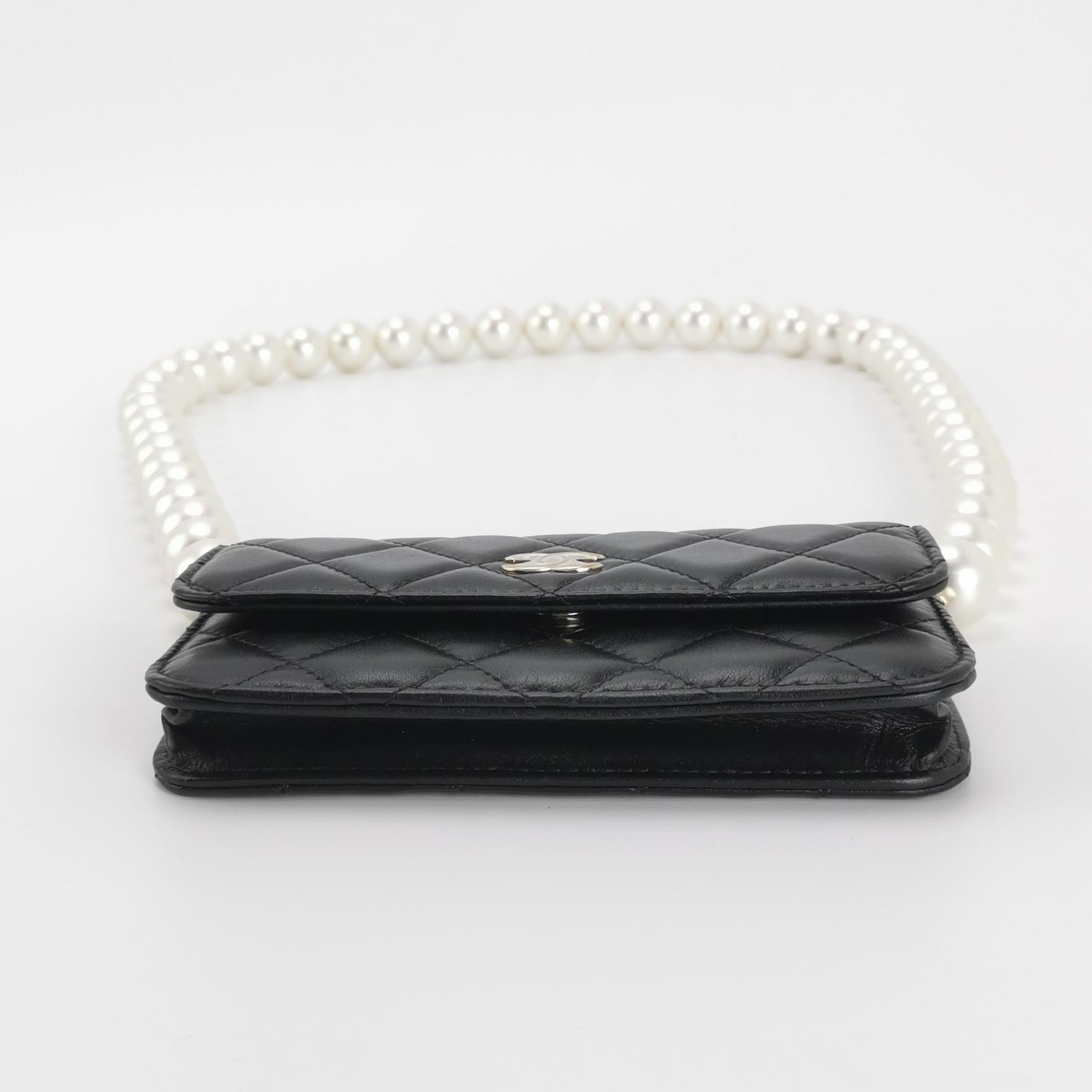 Chanel Pearl Strap CC Wallet on Chain Quilted Calfskin — photo 6 of 15