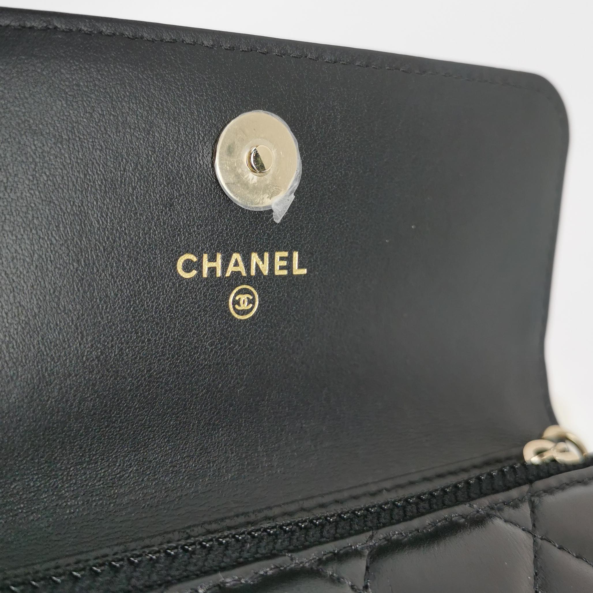 Chanel Pearl Strap CC Wallet on Chain Quilted Calfskin — photo 8 of 15