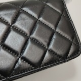 Chanel Pearl Strap CC Wallet on Chain Quilted Calfskin — thumbnail 13
