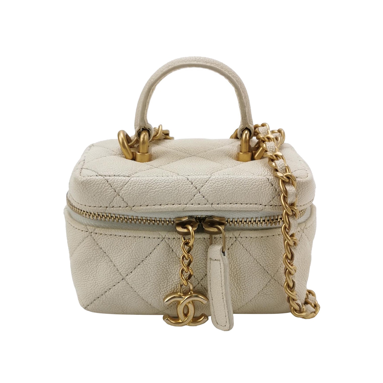 CHANEL Trendy CC Top Handle Vanity Case Quilted Cowhide leather — photo 1 of 24