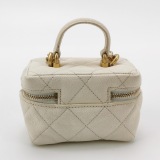 CHANEL Trendy CC Top Handle Vanity Case Quilted Cowhide leather — thumbnail 5