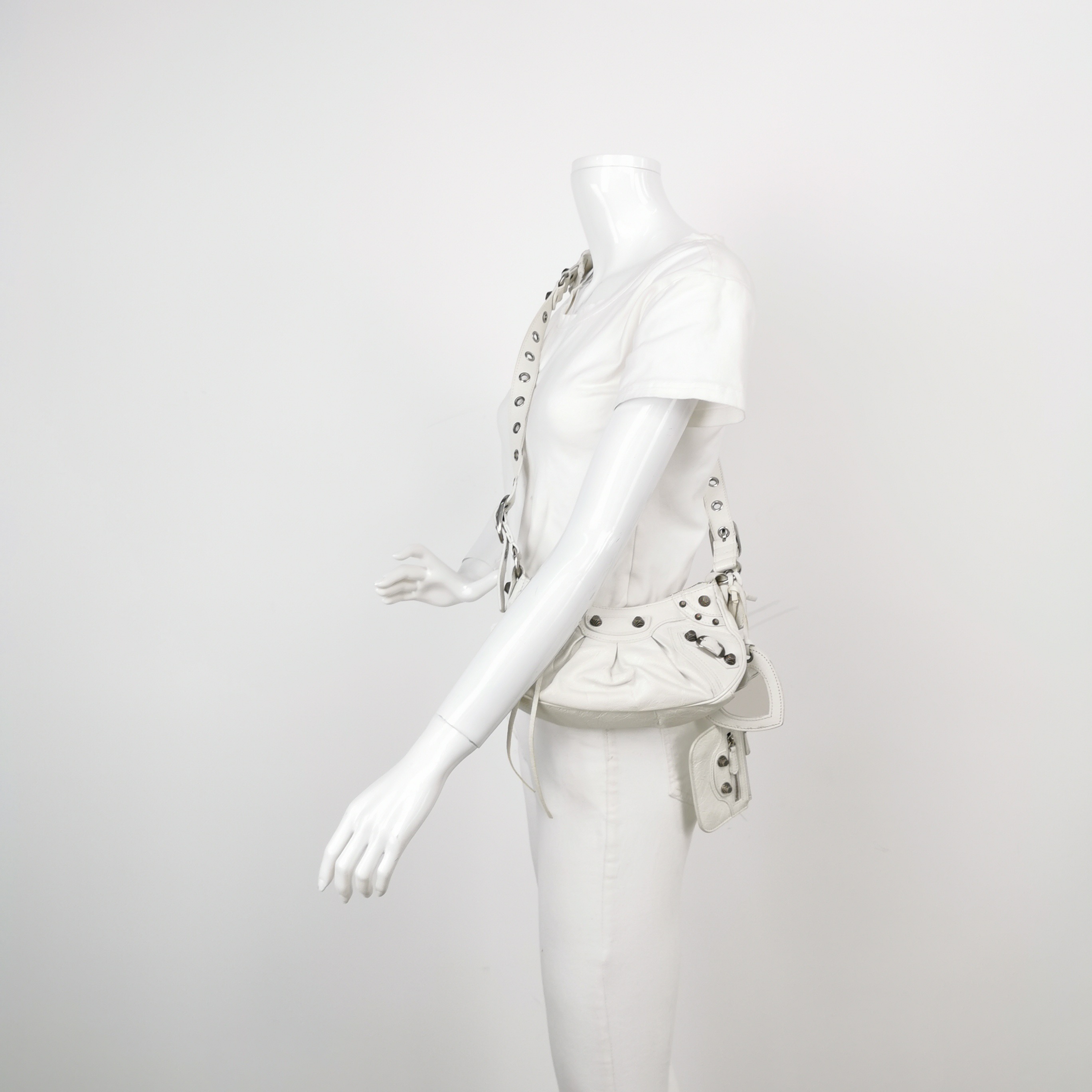 Balenciaga Le Cagole Giant Studs Shoulder Bag Leather XS — alternate view