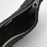 Prada Hobo Tessuto Gaufre with Saffiano Mini — thumbnail 7
