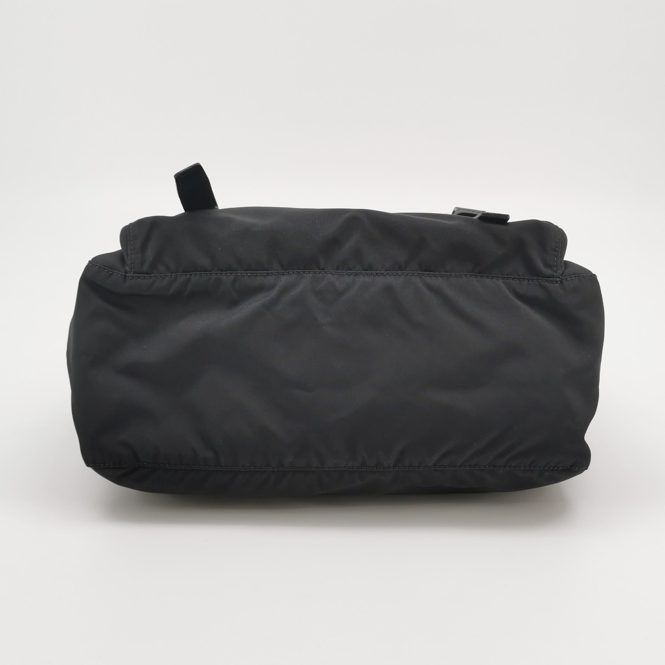 Prada Double Buckle Flap Messenger Bag Cowhide leather And Re-Nylon — photo 6 of 21