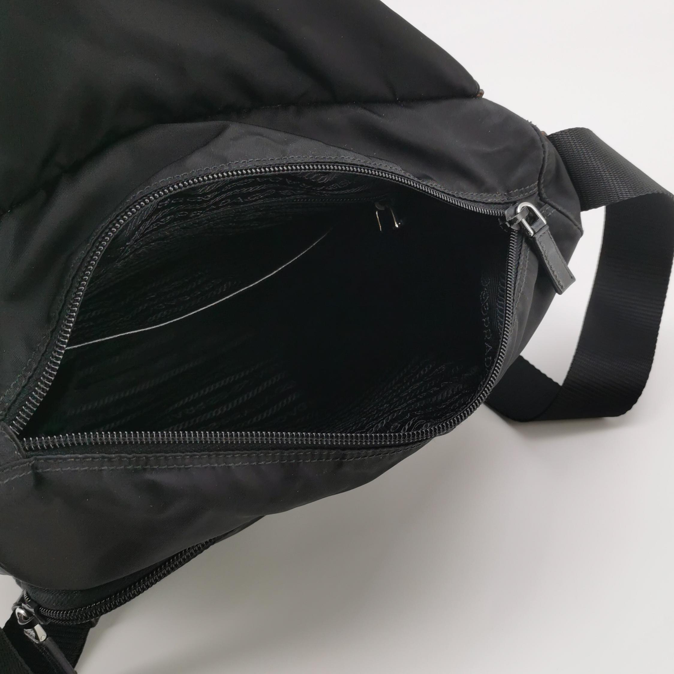 Prada Double Buckle Flap Messenger Bag Cowhide leather And Re-Nylon — photo 7 of 21