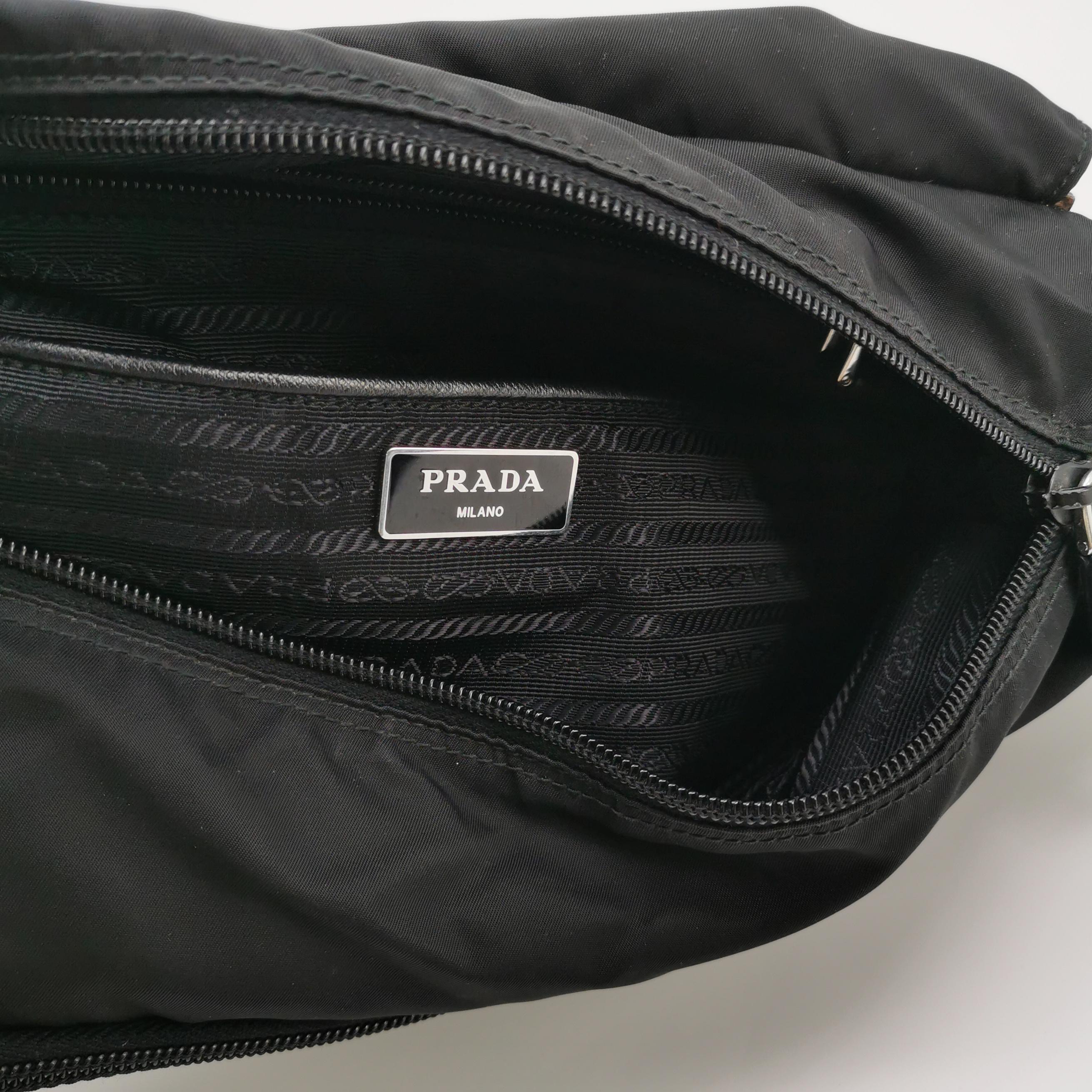 Prada Double Buckle Flap Messenger Bag Cowhide leather And Re-Nylon — photo 8 of 21
