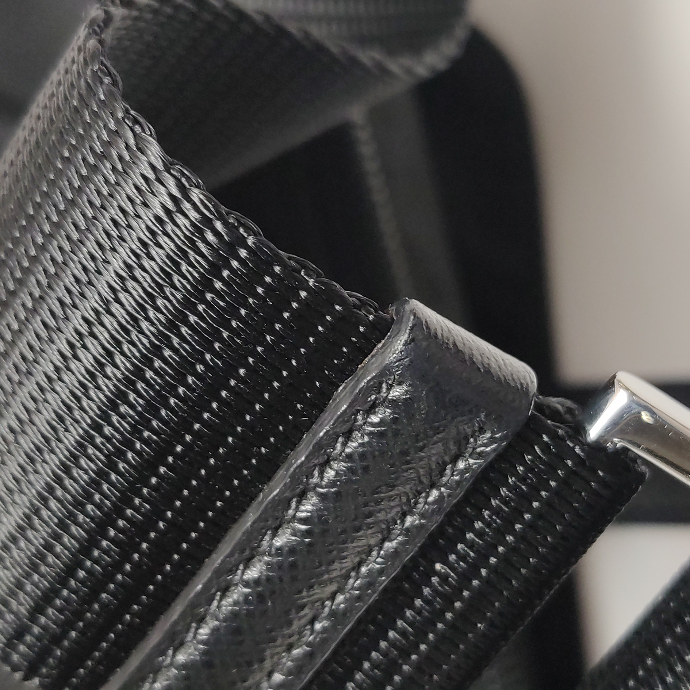 Prada Double Buckle Flap Messenger Bag Cowhide leather And Re-Nylon — photo 12 of 21