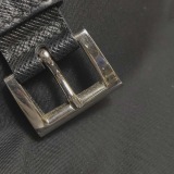 Prada Double Buckle Flap Messenger Bag Cowhide leather And Re-Nylon — thumbnail 9