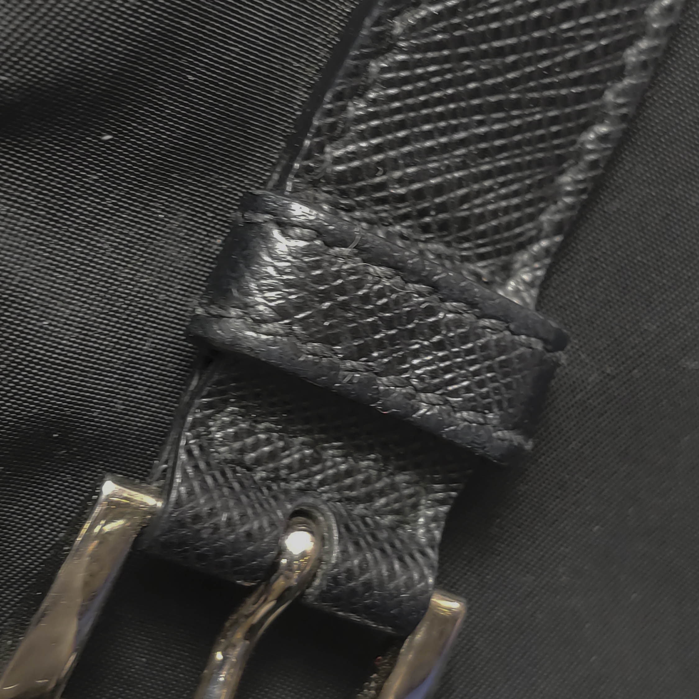 Prada Double Buckle Flap Messenger Bag Cowhide leather And Re-Nylon — photo 21 of 21