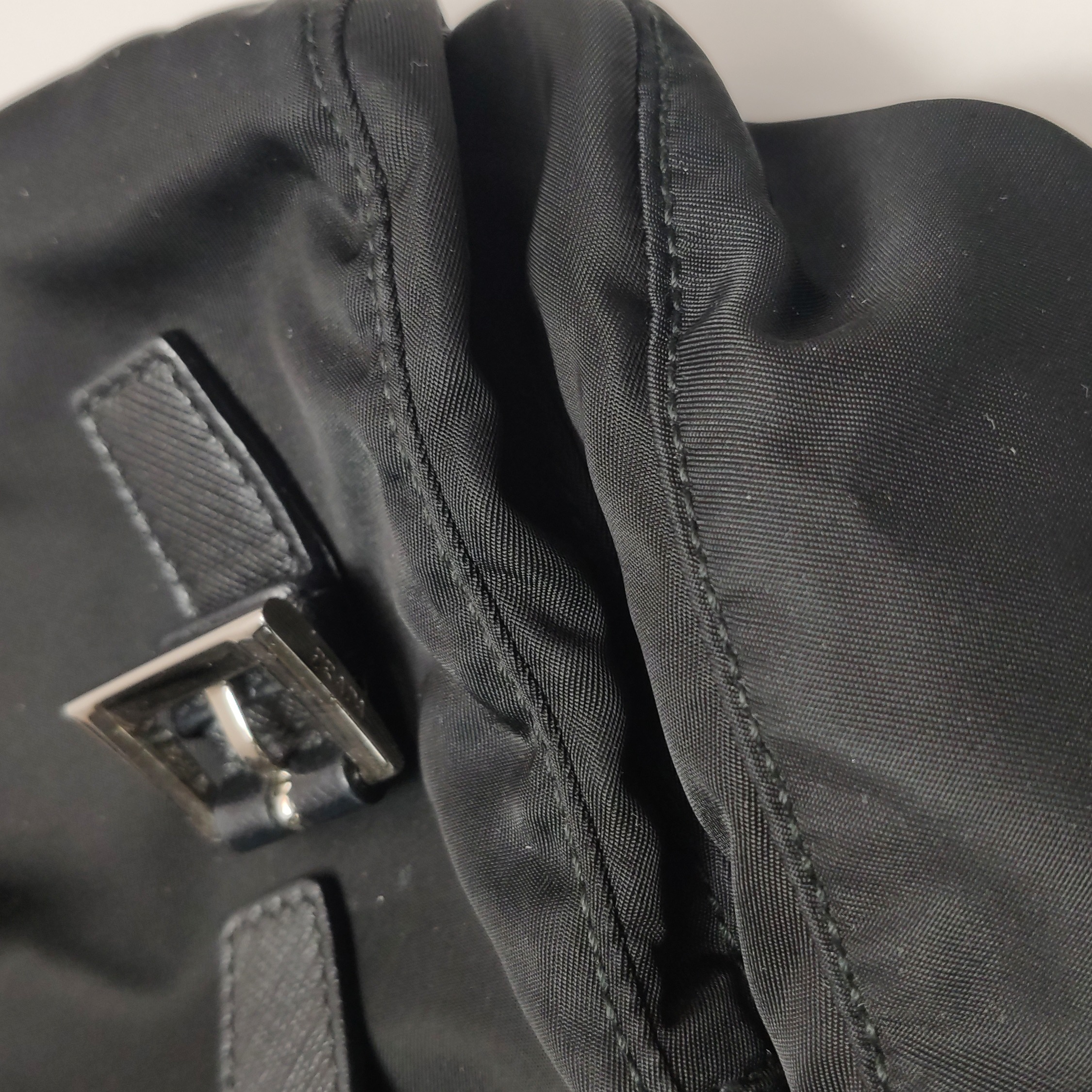Prada Double Buckle Flap Messenger Bag Cowhide leather And Re-Nylon — photo 20 of 21