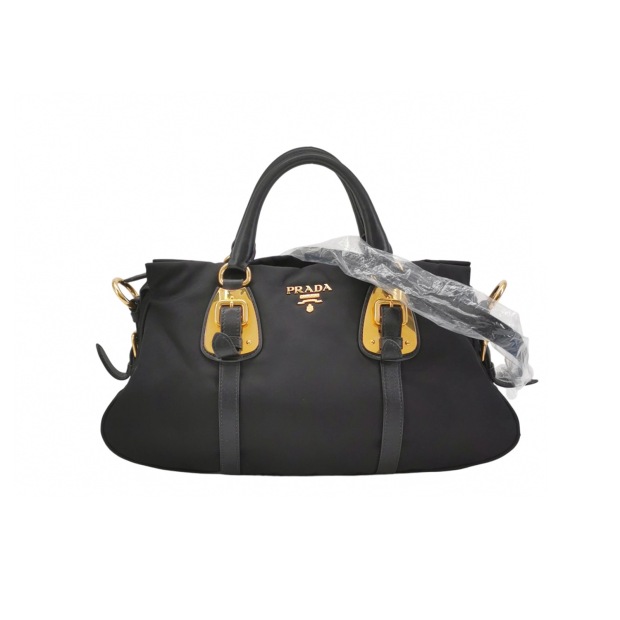 PRADA Shoulder Bag Cowhide leather And Tessuto — pre-owned, Vierlot