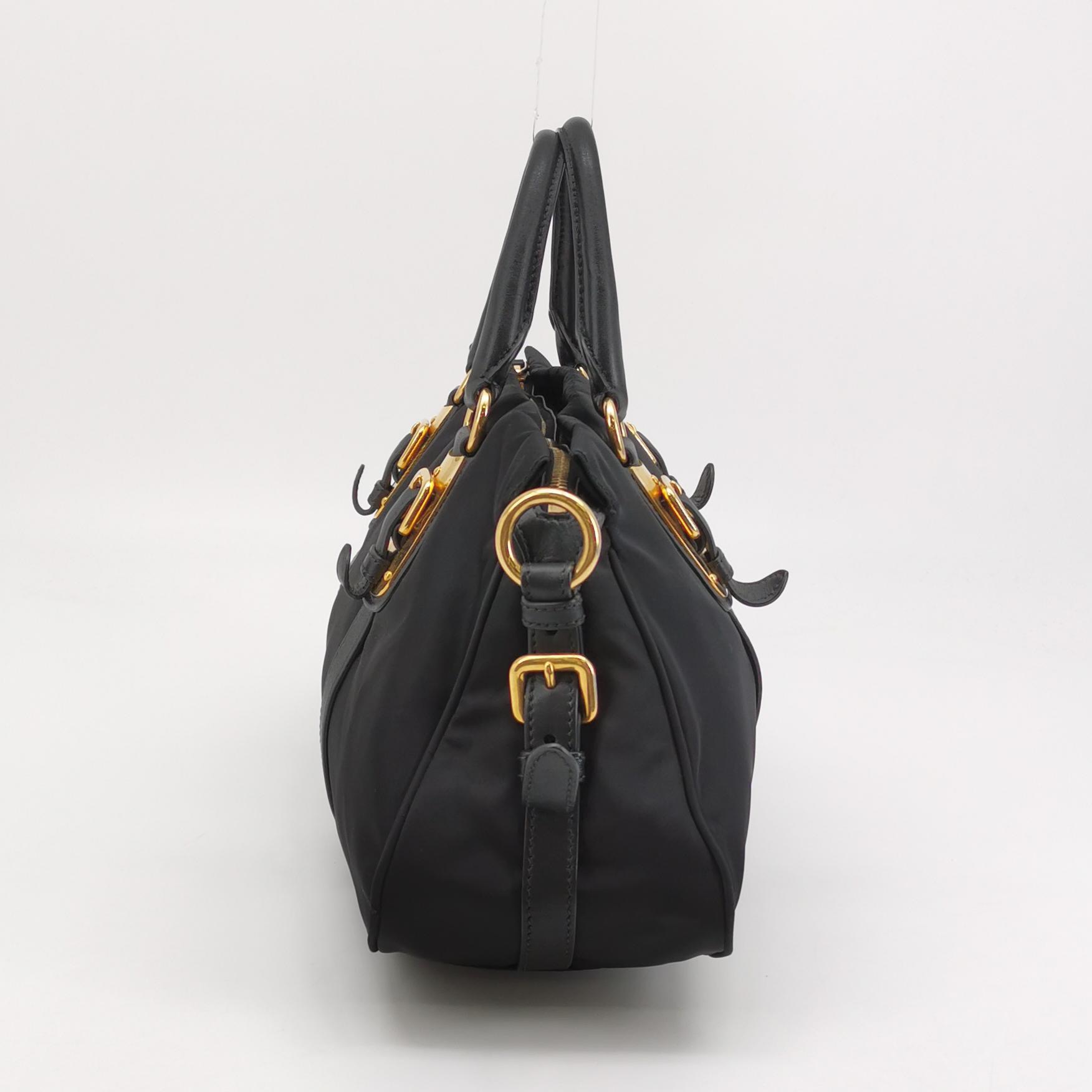 PRADA Shoulder Bag Cowhide leather And Tessuto — photo 3 of 24