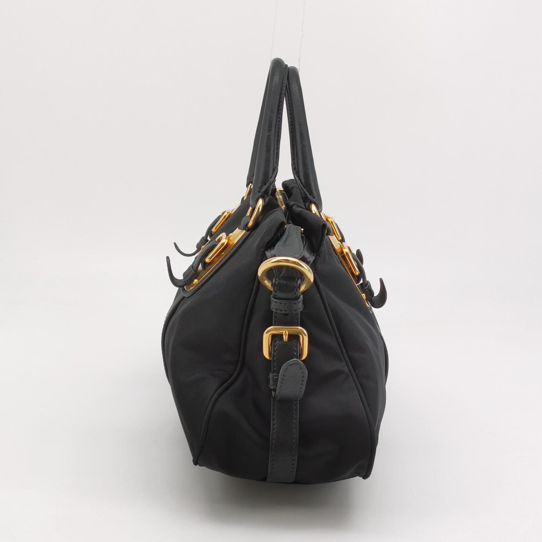 PRADA Shoulder Bag Cowhide leather And Tessuto — photo 4 of 24