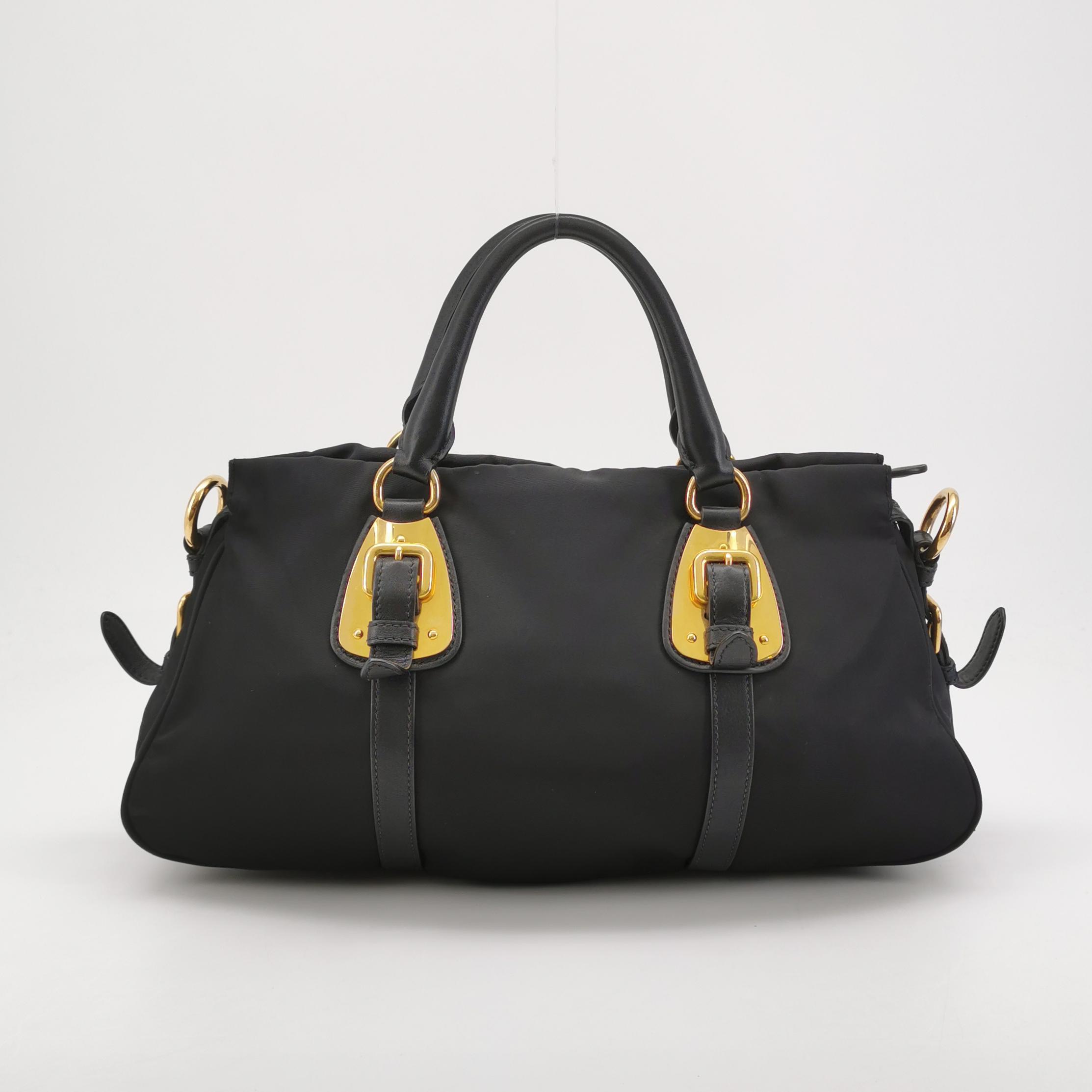 PRADA Shoulder Bag Cowhide leather And Tessuto — photo 5 of 24