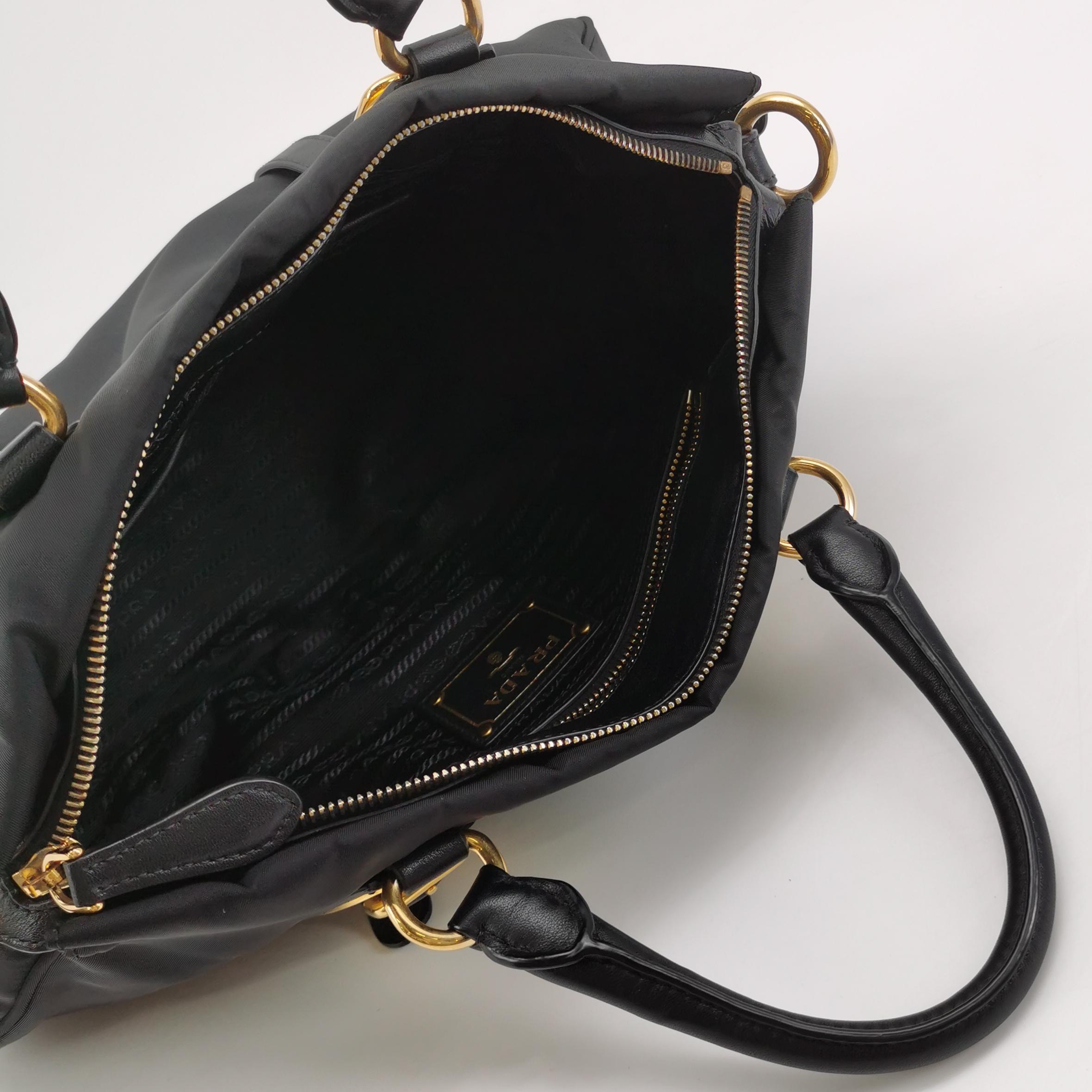 PRADA Shoulder Bag Cowhide leather And Tessuto — photo 8 of 24