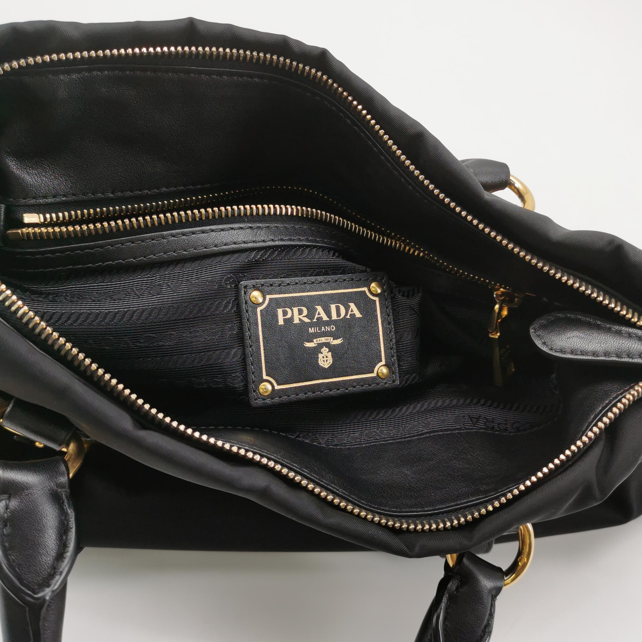 PRADA Shoulder Bag Cowhide leather And Tessuto — photo 18 of 24