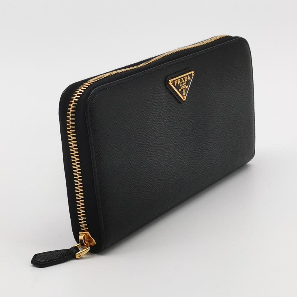 Prada Zip Around Wallet Saffiano Leather Long — photo 2 of 13
