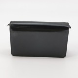 Prada Triangle Logo Chain Flap Bag Brushed Leather Small — thumbnail 5