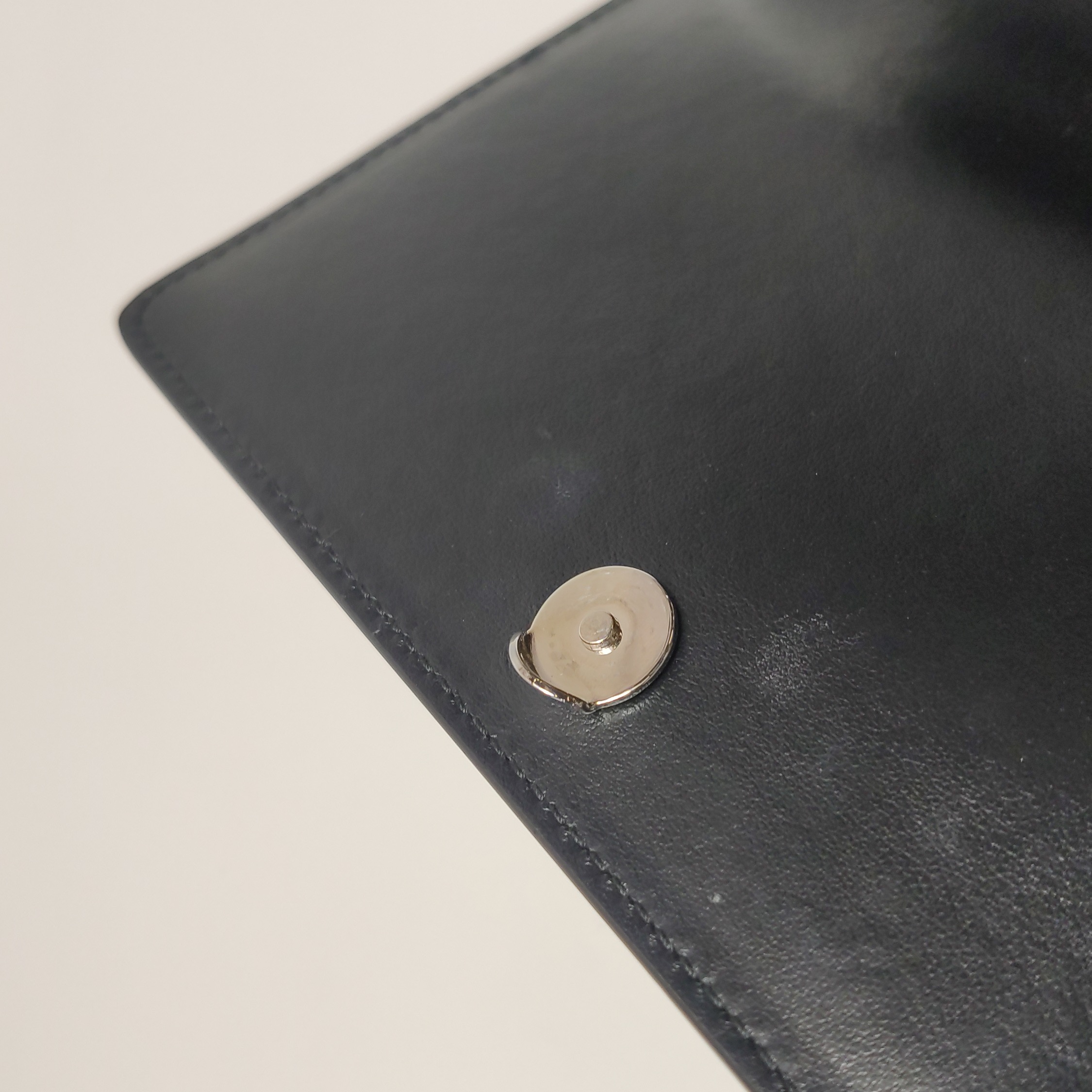 Prada Triangle Logo Chain Flap Bag Brushed Leather Small — photo 18 of 25