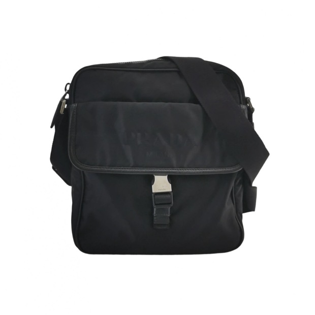 Prada Buckle Messenger Bag Tessuto — pre-owned, Vierlot