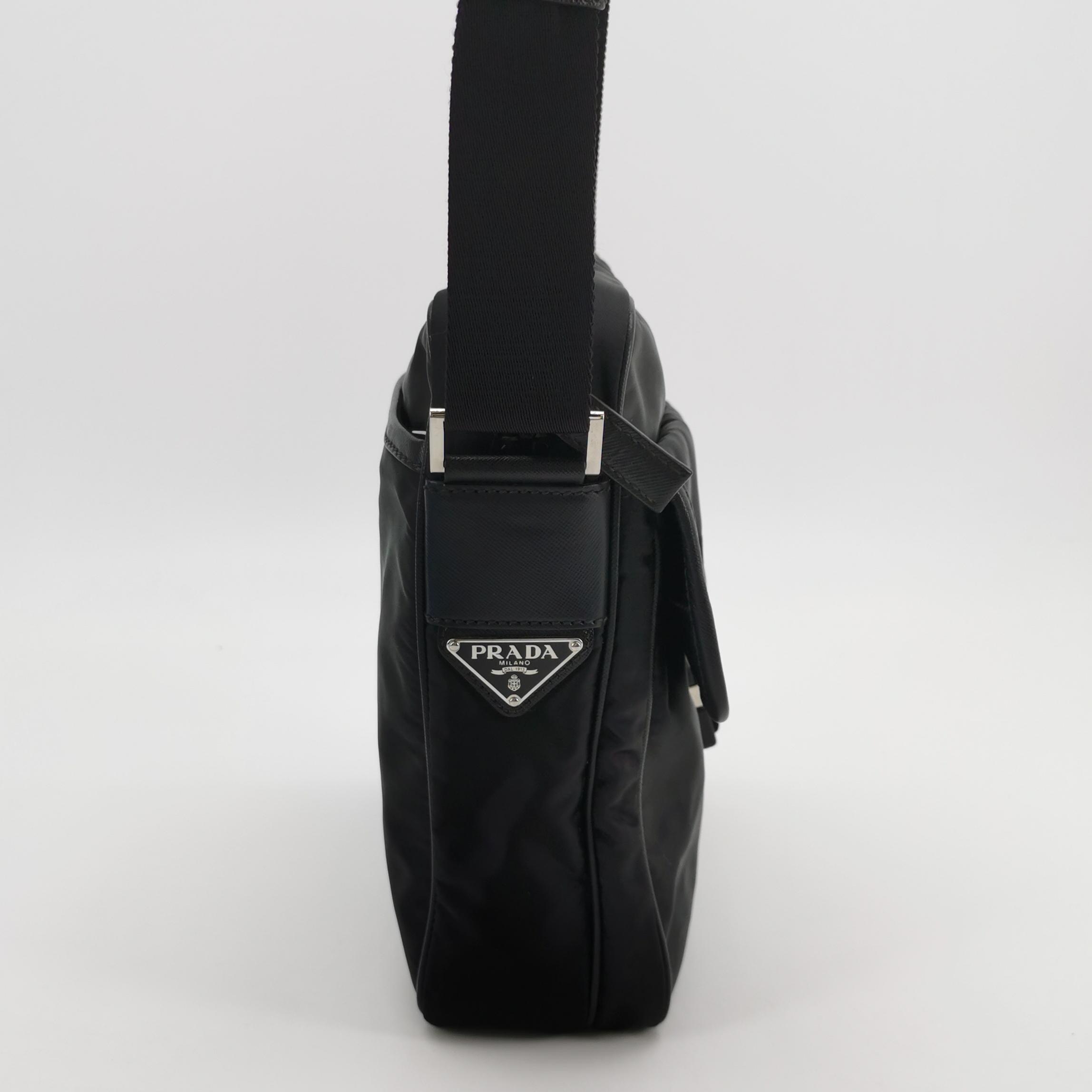Prada Buckle Messenger Bag Tessuto — photo 4 of 26