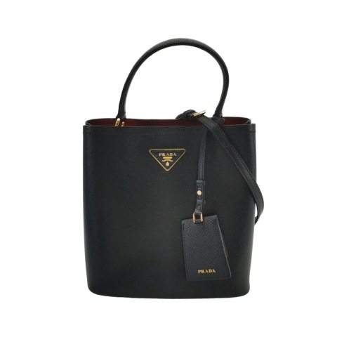 Prada Panier Bucket Bag Saffiano Leather Medium