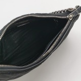 Prada Chain Zip Shoulder Bag Quilted Tessuto Small — thumbnail 7