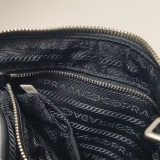 Prada Chain Zip Shoulder Bag Quilted Tessuto Small — thumbnail 8