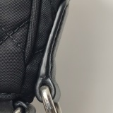 Prada Chain Zip Shoulder Bag Quilted Tessuto Small — thumbnail 20