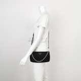 Prada Chain Zip Shoulder Bag Quilted Tessuto Small — thumbnail 2