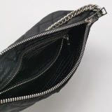 Prada Chain Zip Shoulder Bag Quilted Tessuto Small — thumbnail 7