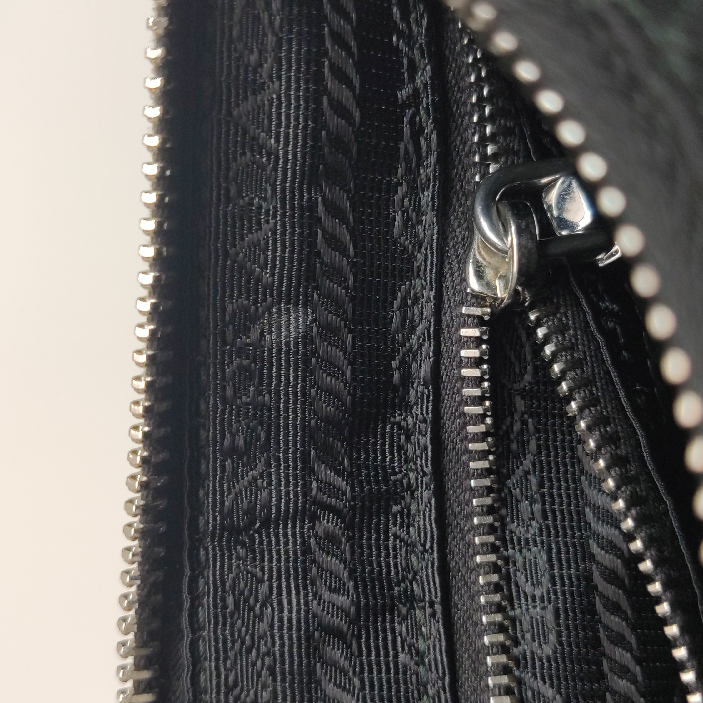 Prada Chain Zip Shoulder Bag Quilted Tessuto Small — photo 9 of 15