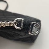 Prada Chain Zip Shoulder Bag Quilted Tessuto Small — thumbnail 11