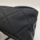 Prada Chain Zip Shoulder Bag Quilted Tessuto Small — thumbnail 12