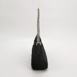 Prada Chain Zip Shoulder Bag Quilted Tessuto Small — thumbnail 4