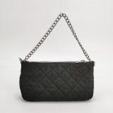 Prada Chain Zip Shoulder Bag Quilted Tessuto Small — thumbnail 3