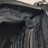 Prada Chain Zip Shoulder Bag Quilted Tessuto Small — thumbnail 8