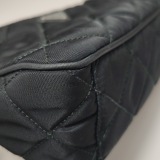 Prada Chain Zip Shoulder Bag Quilted Tessuto Small — thumbnail 17