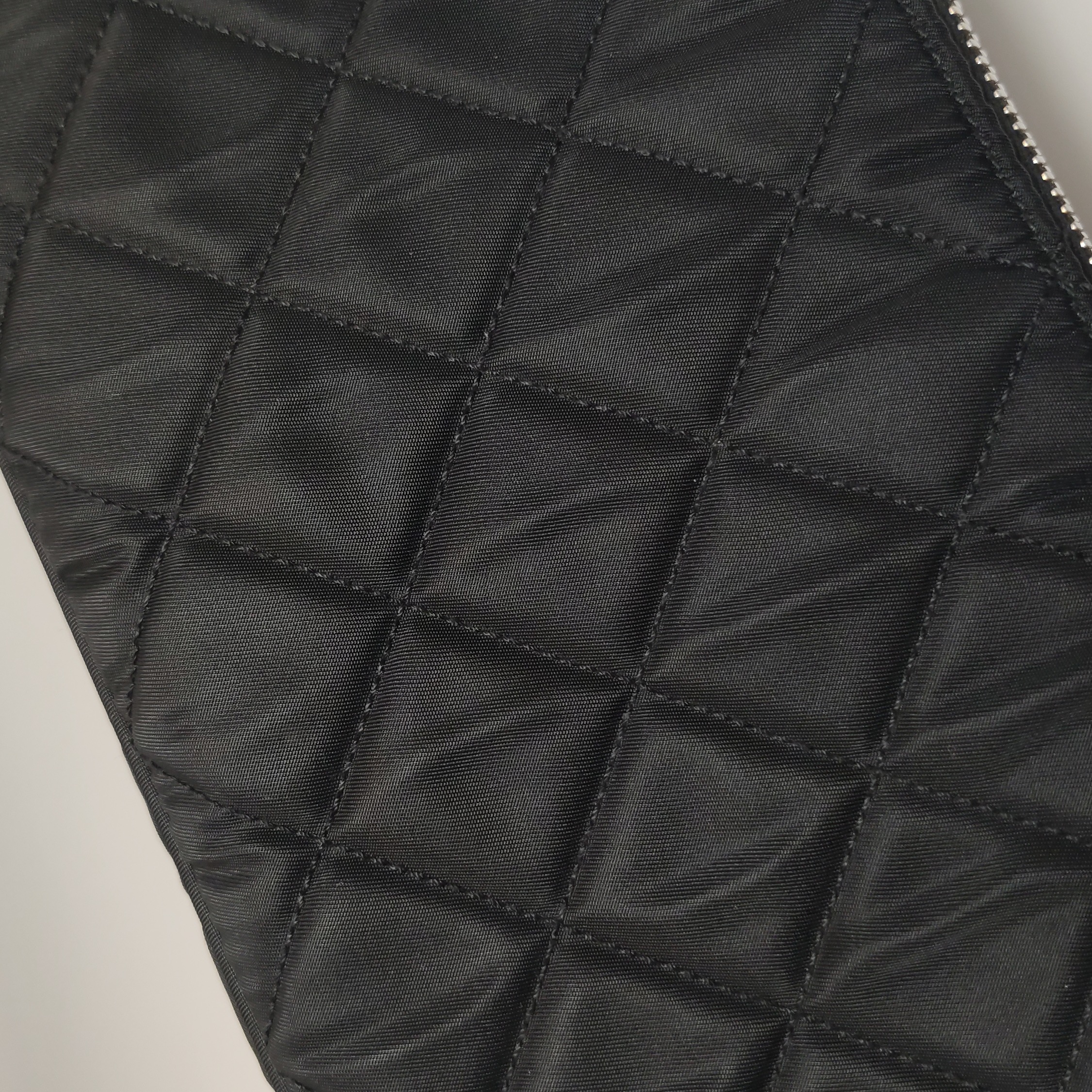 Prada Chain Zip Shoulder Bag Quilted Tessuto Small — photo 16 of 19