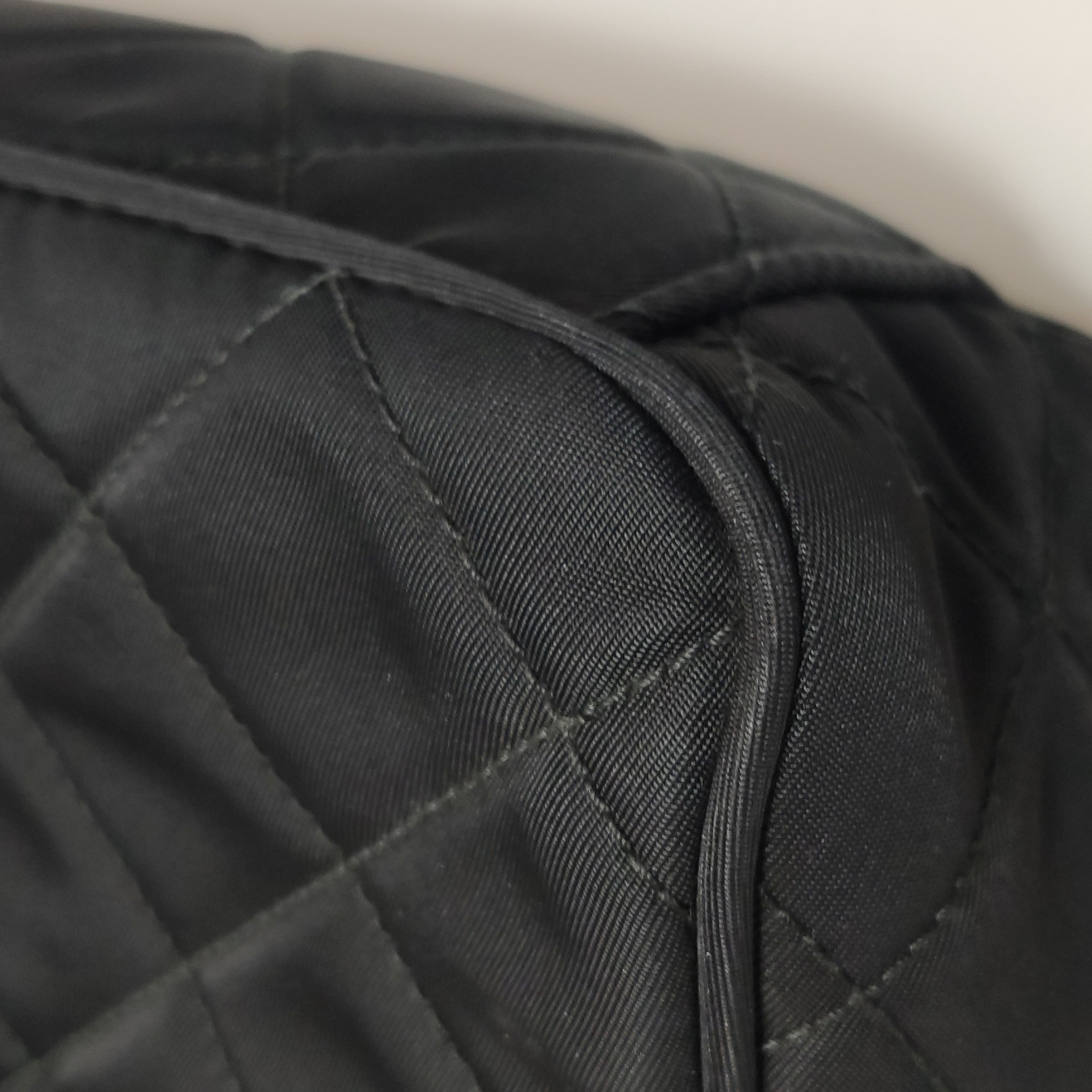 Prada Chain Zip Shoulder Bag Quilted Tessuto Small — photo 15 of 20
