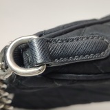 Prada Chain Zip Shoulder Bag Quilted Tessuto Small — thumbnail 11