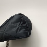 Prada Chain Zip Shoulder Bag Quilted Tessuto Small — thumbnail 17