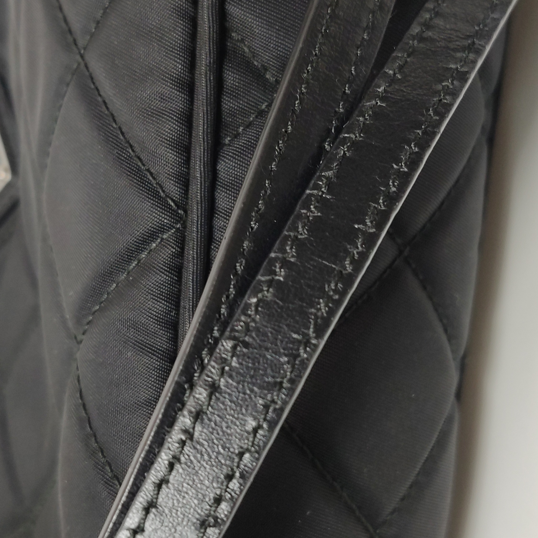 Prada Chain Zip Shoulder Bag Quilted Tessuto Small — photo 19 of 20