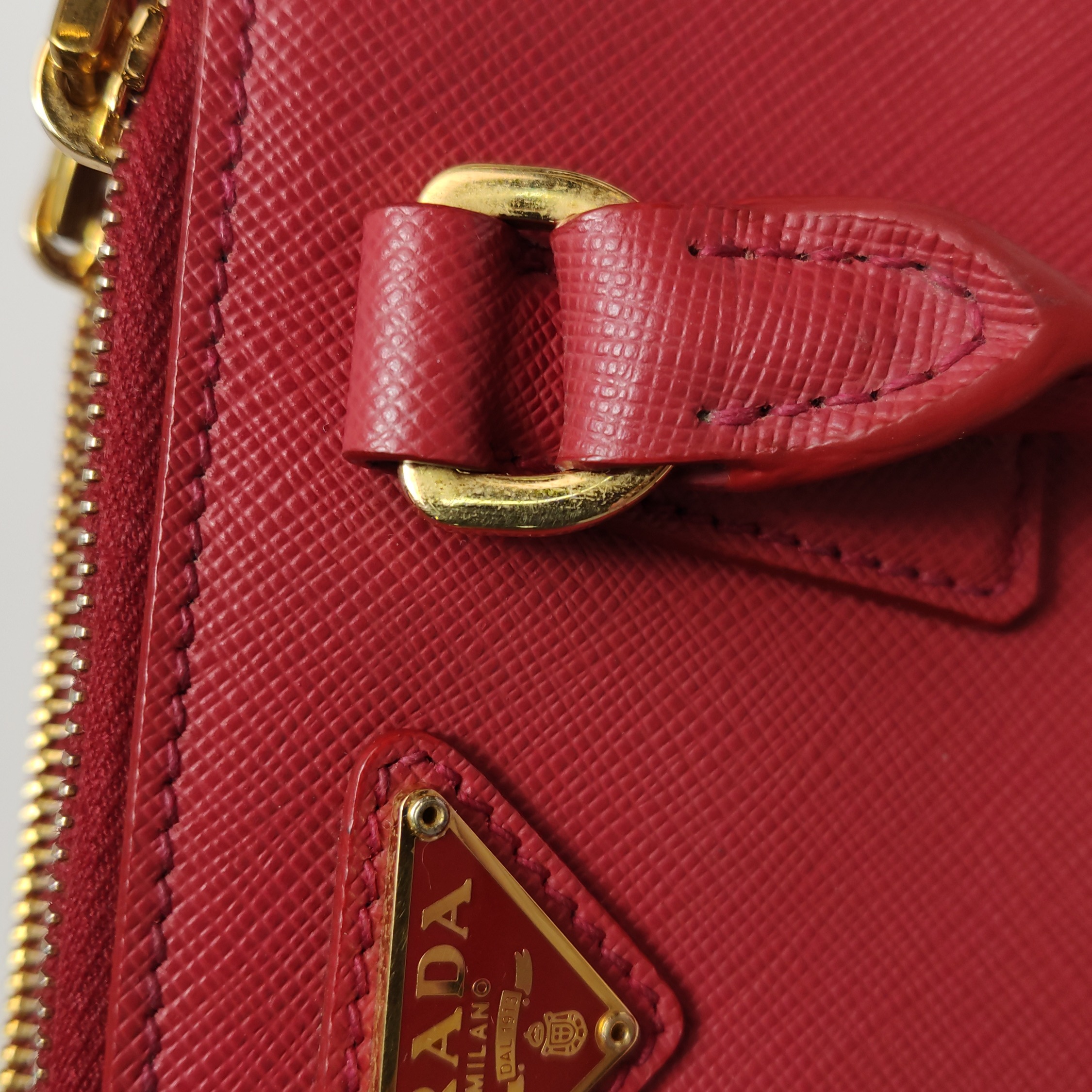 Prada Galleria Double Zip Tote Saffiano Leather Mini — photo 9 of 16