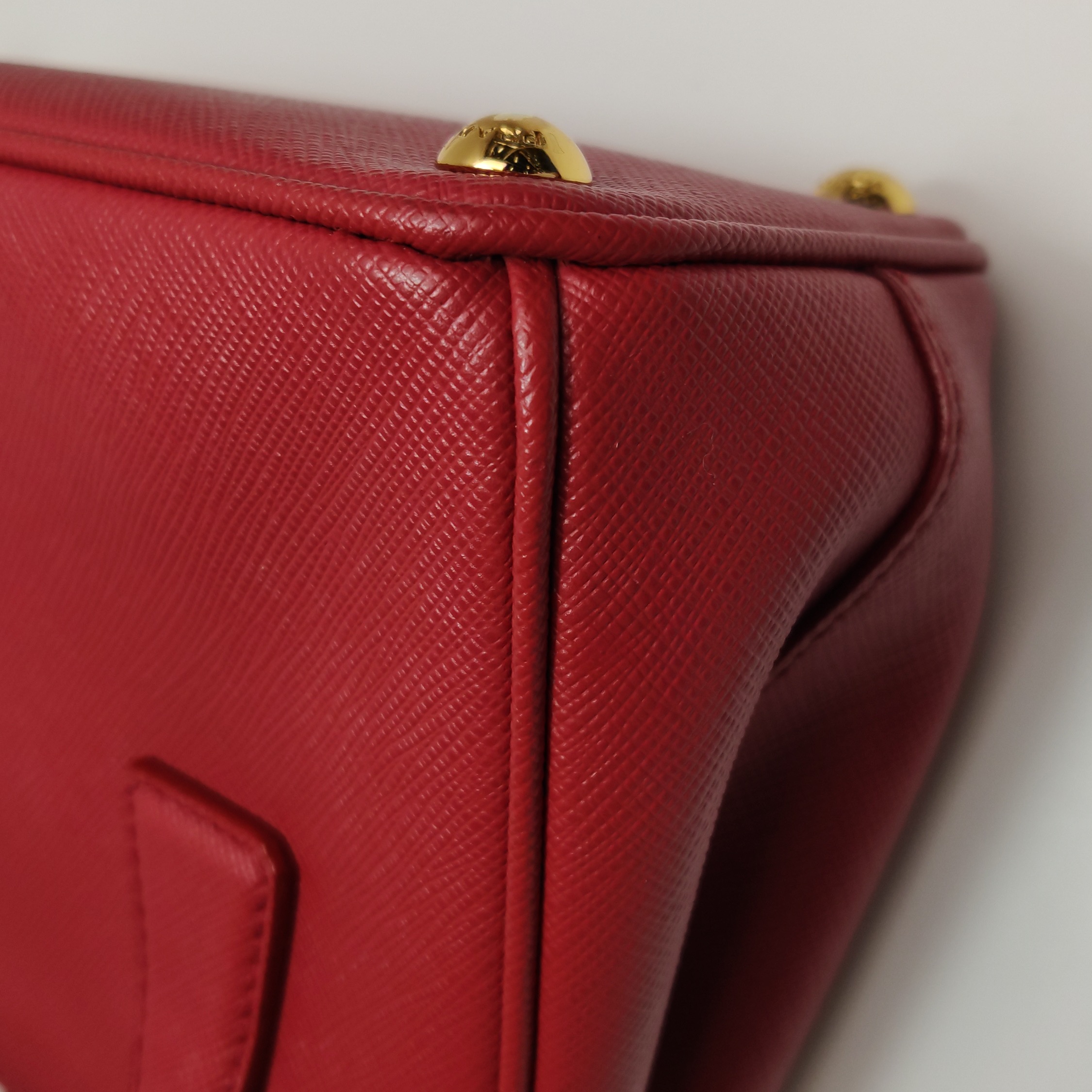 Prada Galleria Double Zip Tote Saffiano Leather Mini — photo 12 of 16